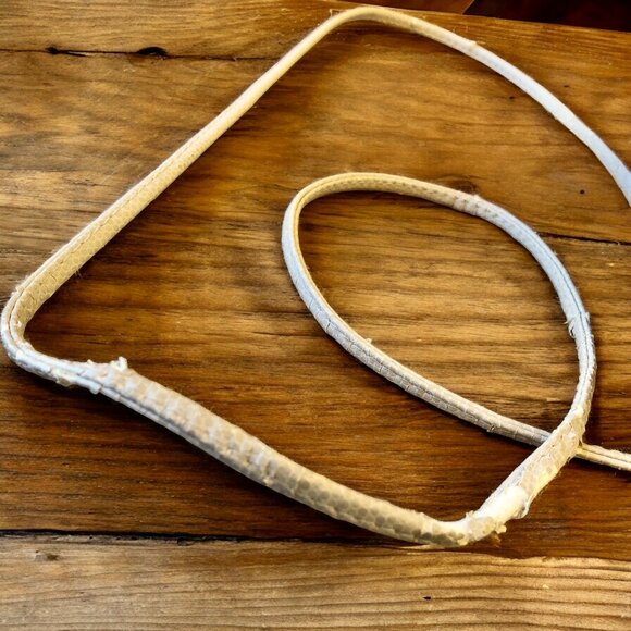 Elan Vintage Shoulder Handbag Hard Shell Faux Snakeskin DAMAGED - Picture 7 of 14